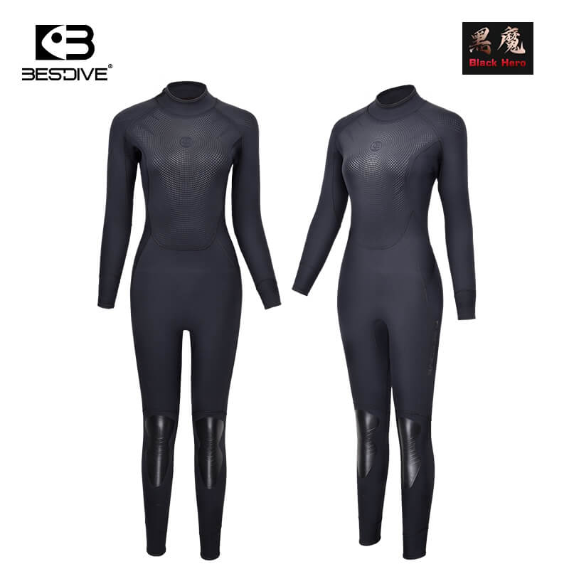Bestdive Black Hero 2.5mm 3.5mm 5mm 1-Piece Women's Wetsuit Yamamoto  Neoprene Scuba Suit Long-Sleeve Back-Zipper Diving Suit – HYDRONE DIVING