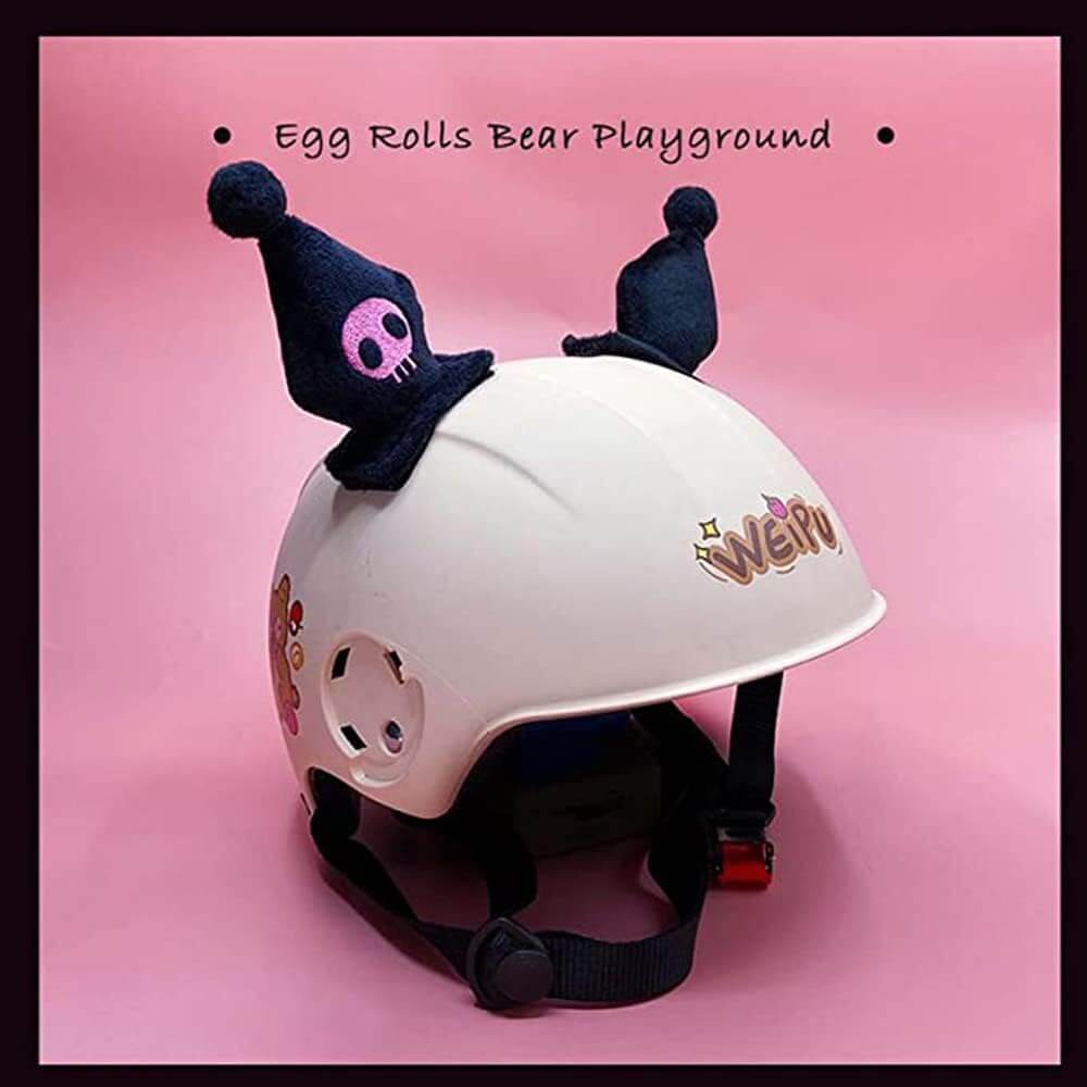 bike helmet with antlers Cartoon Helmet Accessories Cute Helmet Ears Horns Decoration for Kids and Adults Snowboarding, Skiing, Biking, Cycling, Skating – HYDRONE DIVING