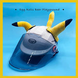 Cartoon Helmet Accessories Cute Helmet Ears Horns Decoration for Kids and Adults Snowboarding, Skiing, Biking, Cycling, Skating