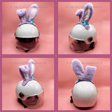 Cartoon Helmet Accessories Cute Helmet Ears Horns Decoration for Kids and Adults Snowboarding, Skiing, Biking, Cycling, Skating