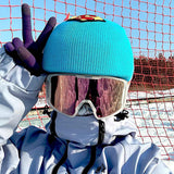 Cartoon Skiing Helmet Cover