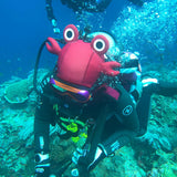 3mm Red Crab Wetsuit Hood Cartoon Scuba Diving Hood Surf Cap | HYDRONE