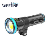 Weefine WF087 Solar Flare 13000-Lumen Wide Angle Video Light Underwater Photography Flashlight