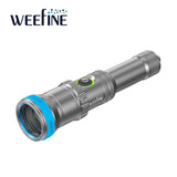Weefine WF088 Solar Zoom 1500-Lumen Waterproof Flashlight for Diving Supplies