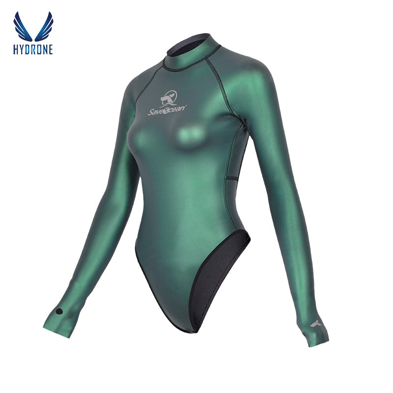 ◆ept◆ DIVE NYLON OLIVE 5001586219 Spring Suit Women's Freediving Wetsuit 2mm Neoprene Long