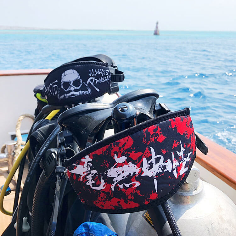 Dive Mask Strap Velcro Closure Both Layers Patterns Always Pioneer