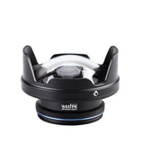 Weefine WFL07 Diving Supplies Cell Wide-Angle Lens M52-24mm for Smart Phone Housing Fisheye Scuba Dive Underwater Photography