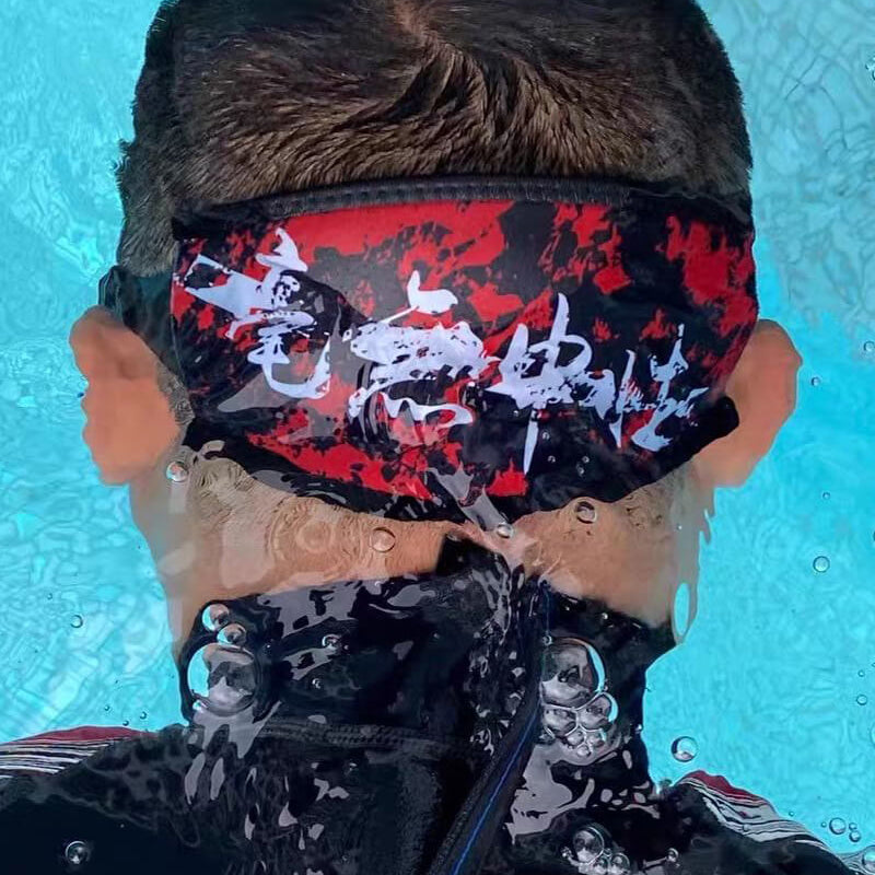 Dive Mask Strap Velcro Closure Both Layers Patterns Always Pioneer