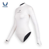 Spring Suit Women‘s Freediving Wetsuit 2mm Neoprene Long Sleeve Open-Back Bikini Bodysuit | SaveOcean