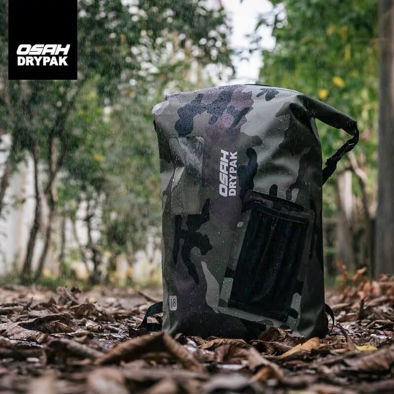 Waterproof Backpack 18L Roll-Top Closure Dry Bag | OSAH DRYPAK