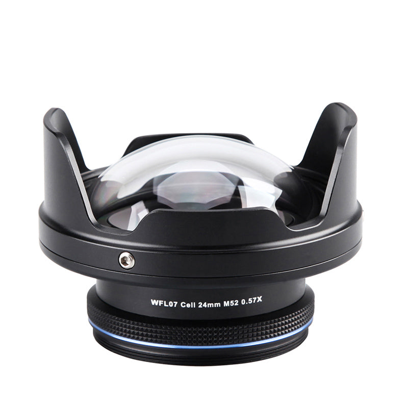 Weefine WFL07 Fisheye Wide Angle Lens M52 24mm for Cell Phone Smart Housing