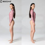 2mm Spring Wetsuit Open-Back Bodysuit