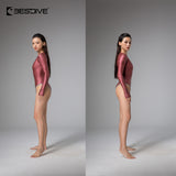 2mm Scenery Back-Zipper Women's Wetsuit