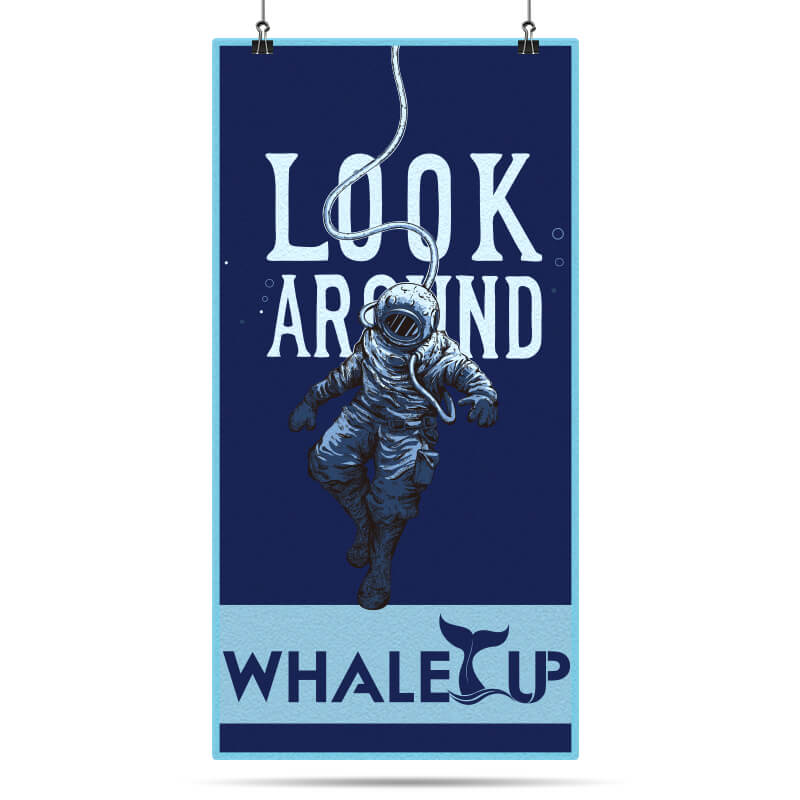 Whaleup Diver's Beach Towel