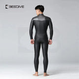 Bestdive 2-Piece 3mm 5mm Men's Zipper Jacket Wetsuit & High-Waisted Pants