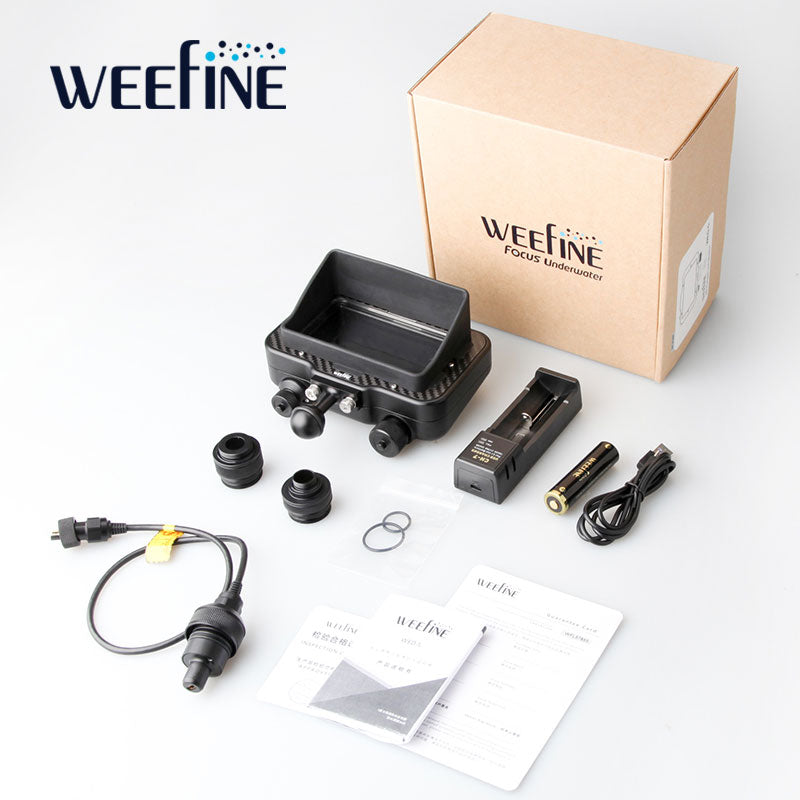 Weefine WED-5 Portable Underwater HD Monitor 5" Screen HDMI Support Underwater Photography Scuba Diving Waterproof Monitor