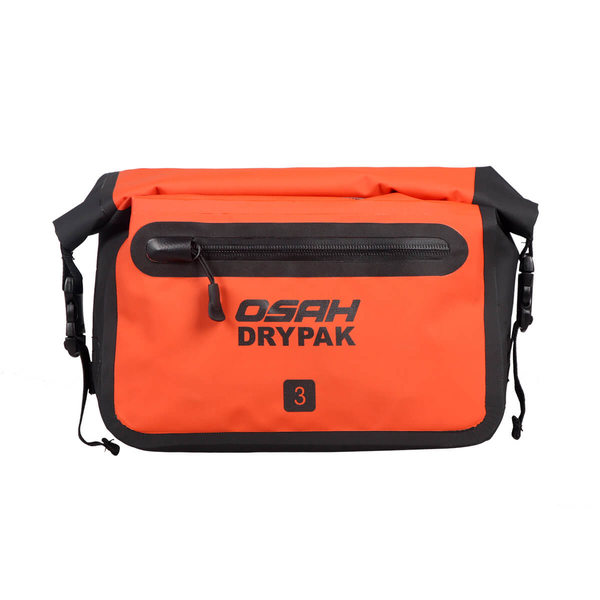 OSAH Waterproof Outdoor Waist Bag 3L Dry Water Resistant Heavy Duty Roll-Top Closure Cushioned Padded Panel Diving Surf Foating
