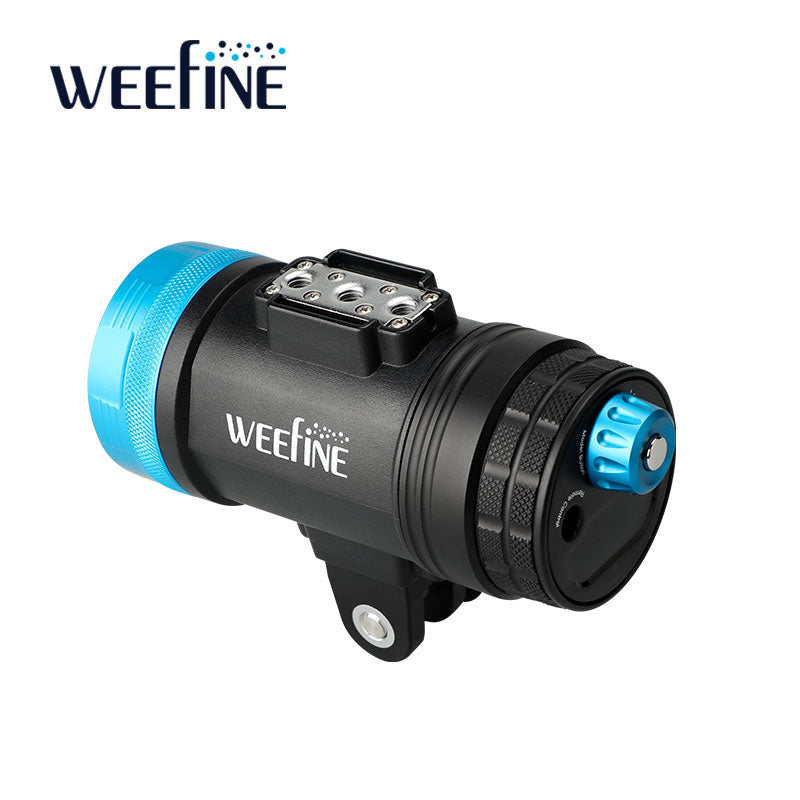 Weefine WF099 Solar Flare 7000-Lumen Wide Angle Video Light Underwater Photography Flashlight