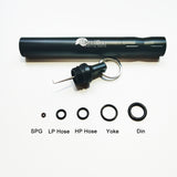 Scuba Diving Shaker with Detachable Magnet & O Rings Kits 5 Sizes Storage