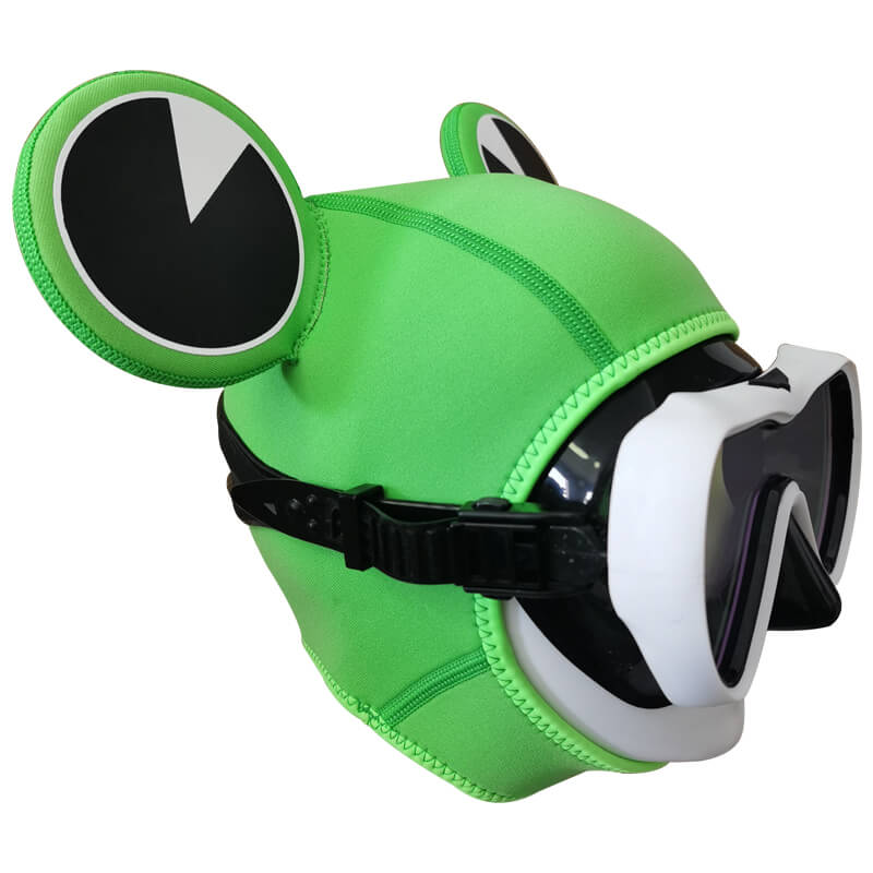 frog motorcycle helmet cover 3mm Frog Wetsuit Hood Novelty Scuba Diving Hood Surfing Cap