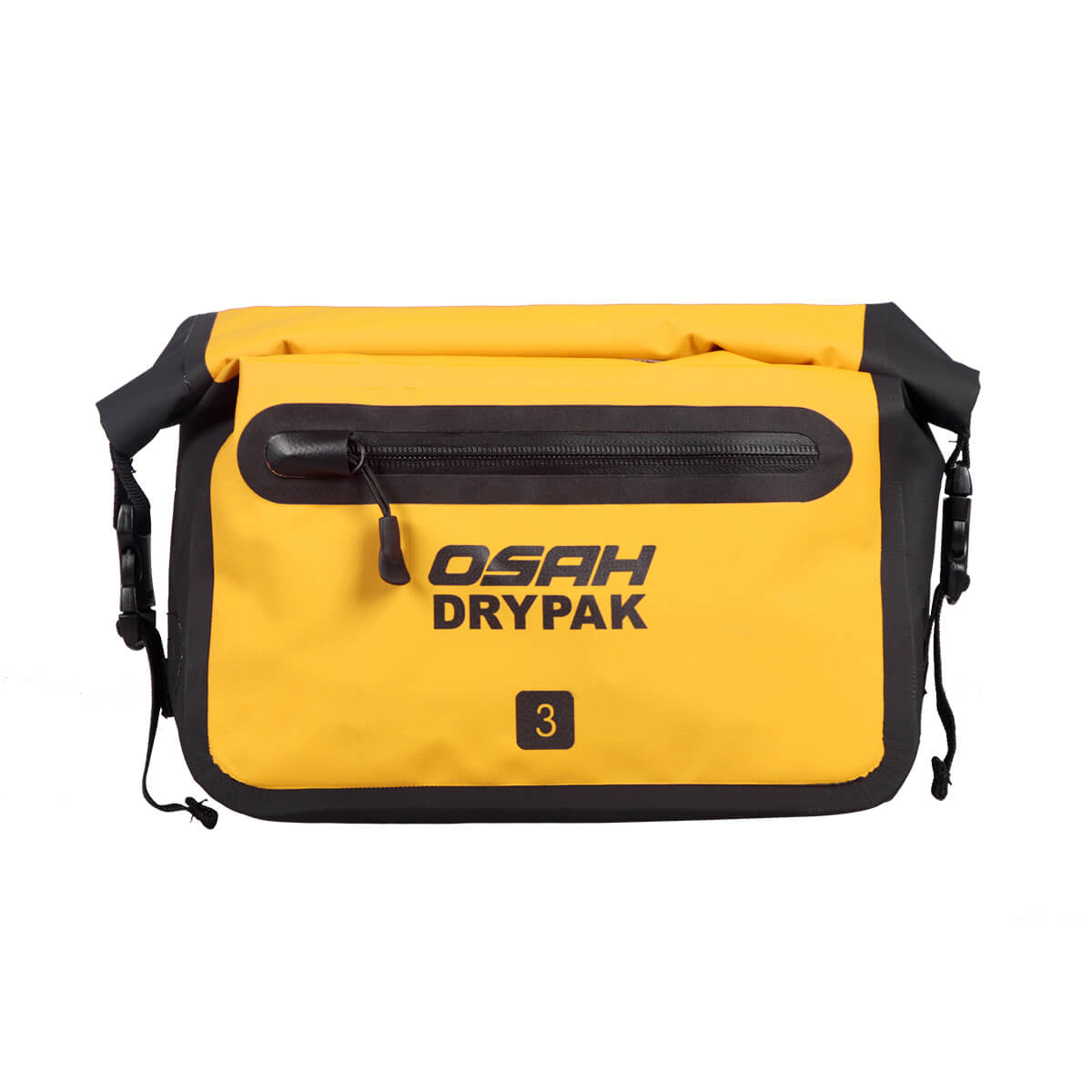 OSAH Waterproof Outdoor Waist Bag 3L Dry Water Resistant Heavy Duty Roll-Top Closure Cushioned Padded Panel Diving Surf Foating