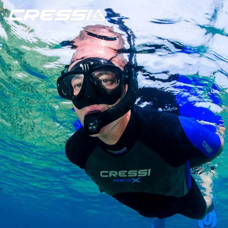Cressi Large Wide View Mask for Scuba Diving & Snorkeling | Pano 3:  designed in Italy