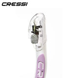 Cressi ALPHA ULTRA Dry Silicone Snorkel Flexible Breathing Tube