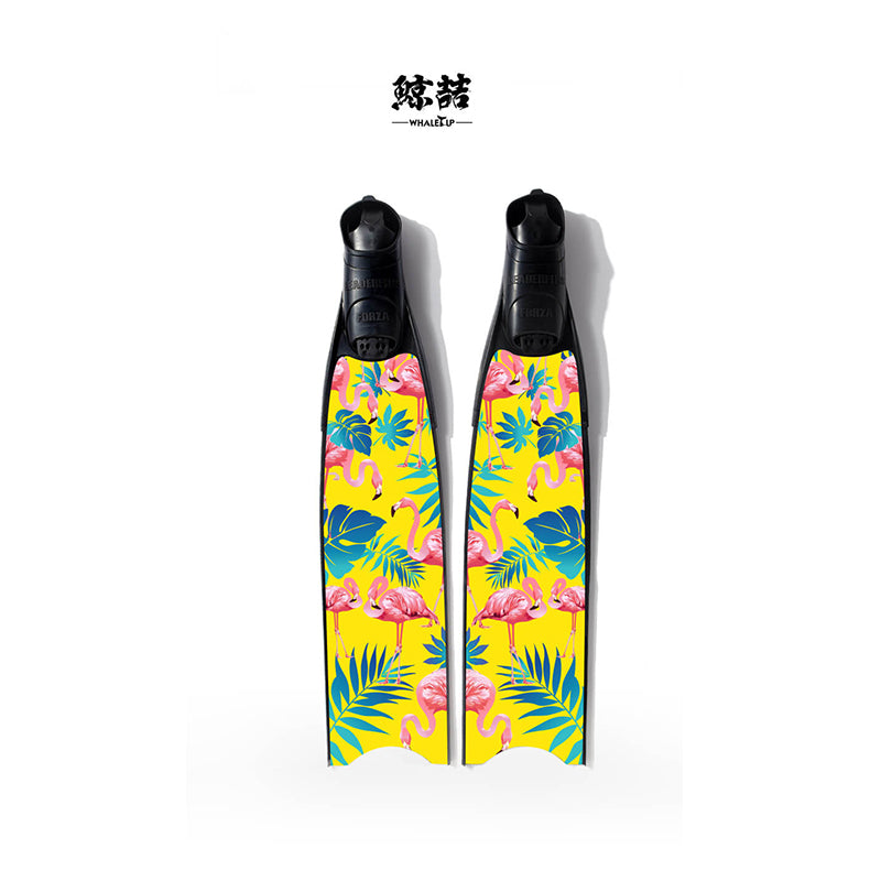 Free Diving Fin Skins (Fins Sticker Coating/Fins Film) Protect Fin ...