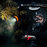 OrcaTorch D910V Scuba Diving Video Light 5000-Lumen Underwater Photography Flashlight with 120 Degree Wide Angle Beam