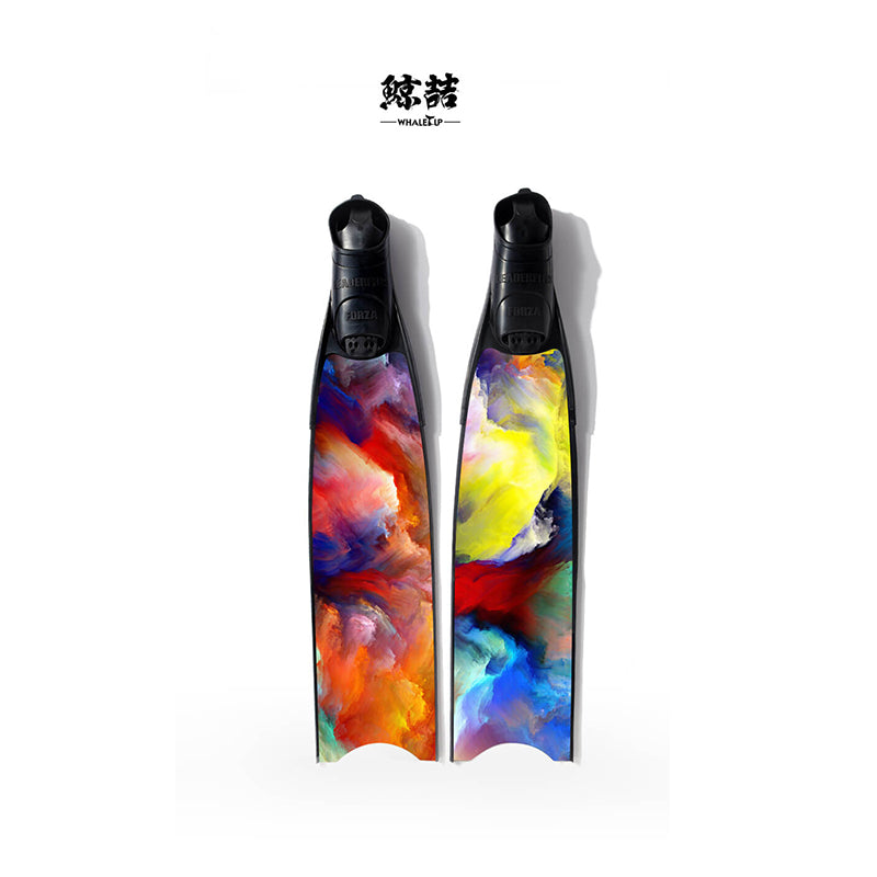 Free Diving Fin Skins (Fins Sticker Coating/Fins Film) Protect Fin ...