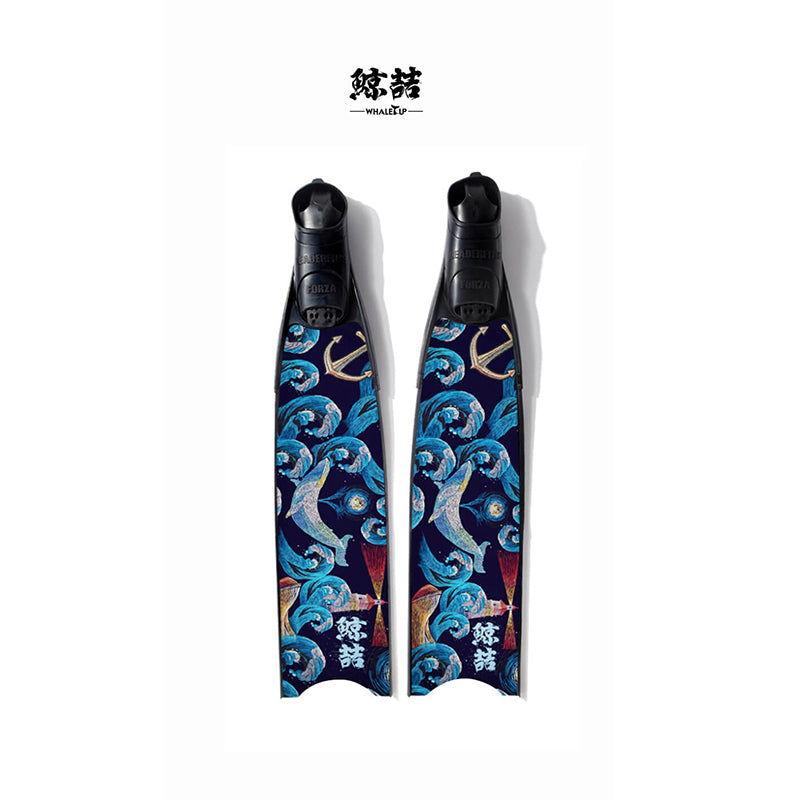 Free Diving Fin Skins (Fins Sticker Coating/Fins Film) Protect Fin ...