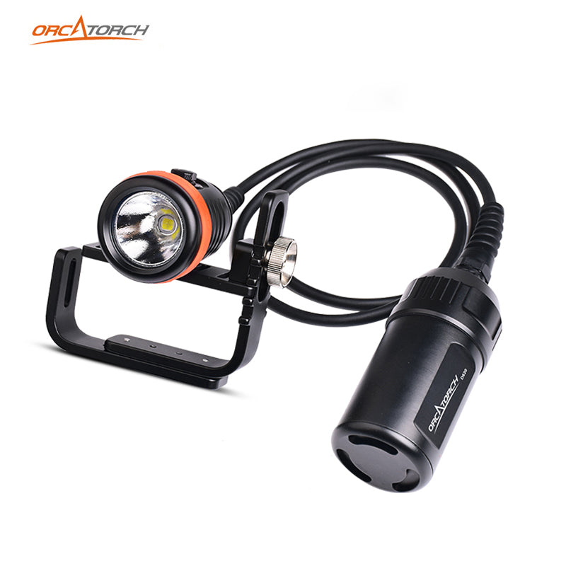 OrcaTorch D620 Primary Canister Light 2700-Lumen CREE LED Scuba Diving Light