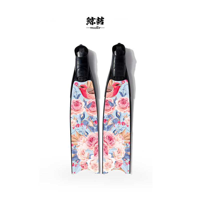 Free Diving Fin Skins (Fins Sticker Coating/Fins Film) Protect Fin ...