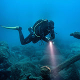 OrcaTorch D630 Canister Light Scuba Diving CREE LED 4000-Lumen Sidemount Backmount Tech Dive